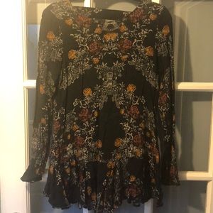 Free people Mini dress/ long shirt